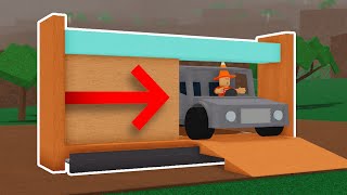 How to Build: A Sliding Garage Door | Lumber Tycoon 2