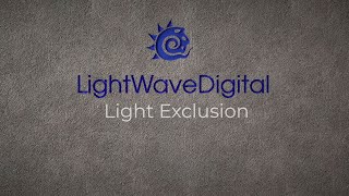 Lightwave 3D  -  Light Exclusion