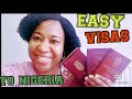 Nigerian visa: Business,  TWP, STR and Diplomatic visas to Nigeria and their  requirements.