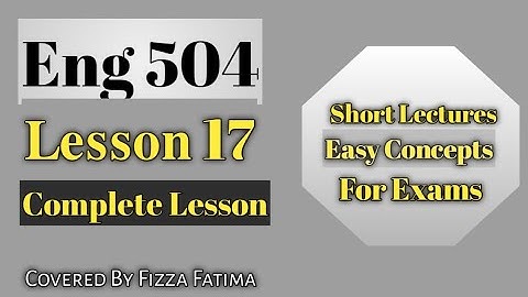 Eng 504/Lesson 17/Short Lecture (SLA)Second language Acquisition