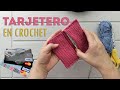 ✨TARJETERO a GANCHILLO 💛| #diy #handmade #handcam #hennadesign #fabric #stepbystep #amigurumi