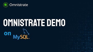 Omnistrate Demo on MySQL