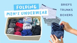 6 Neat Ways To Fold Men’s Briefs, Trunks & Boxers