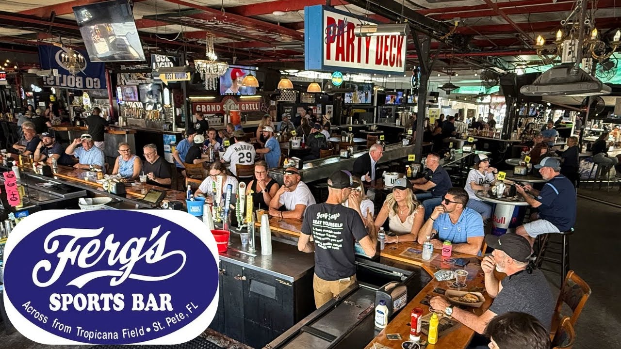 Быстрая поездка в спортивный бар-гриль Ferg’s Sports Bar & Grill в Сент-Питерсберге, штат Флорида...
