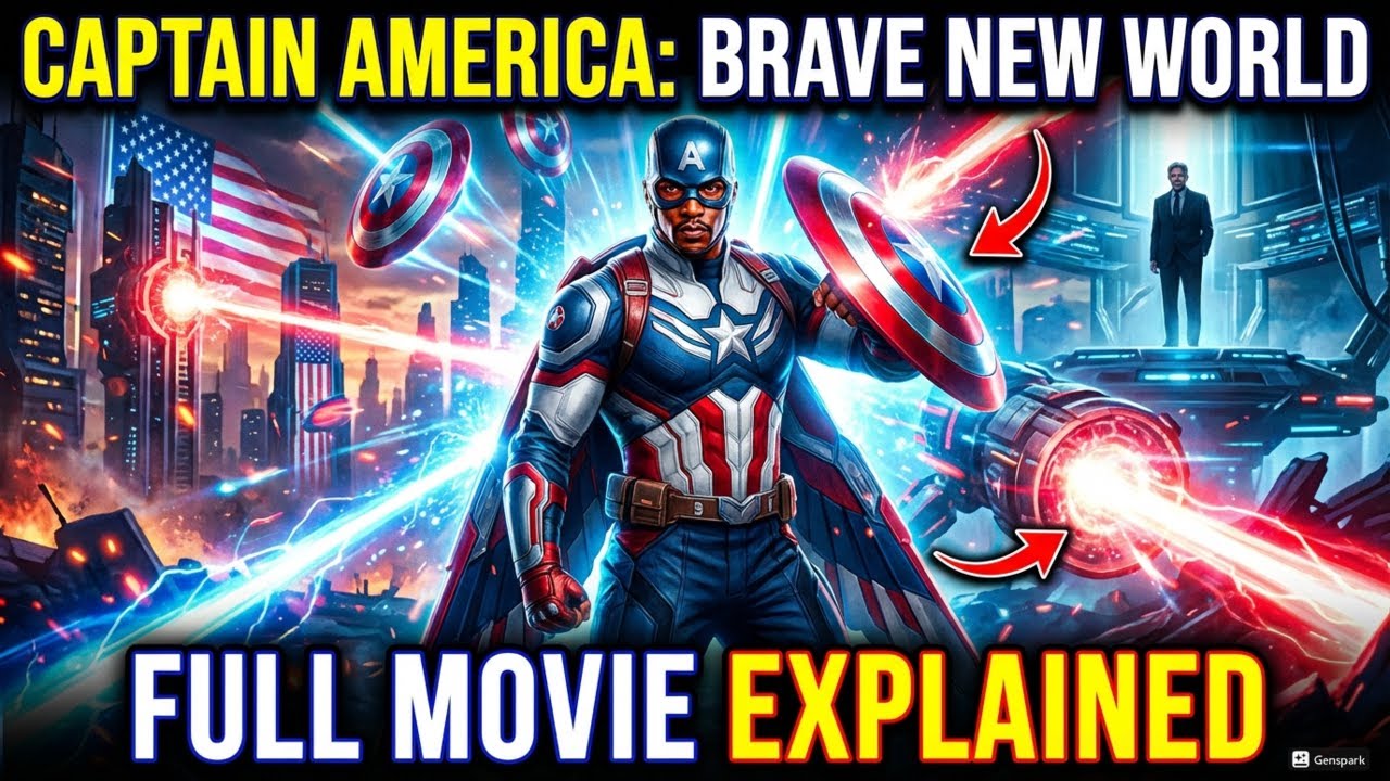 Captain America: Brave New World Full Movie Review Explained | Marvel Political Thriller