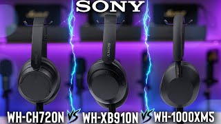 Los mejores auriculares Sony ANC: WH CH720N, WH B910N y WH 1000XM5 comparados