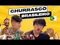 JAPONÊS comendo CHURRASCO brasileiro pela 1° vez