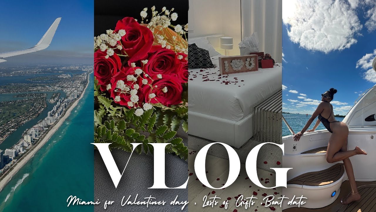 SURPRISED ON VALENTINES DAY VACATION  + NOBU +  BOAT DATE + THANKFUL FOR YALL ! | GLAMAZONTAY VLOGS