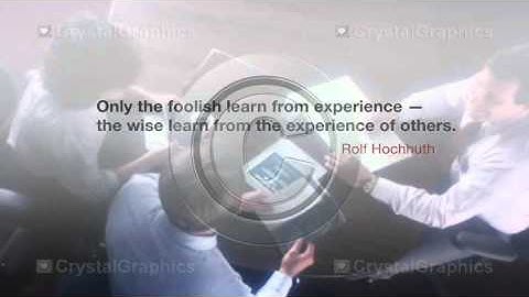 Video Clips for PowerPoint by CrystalGraphics - Experience