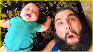 Hilarious Daddy  Sweet Moments of Babies and Dad || Funny Angels