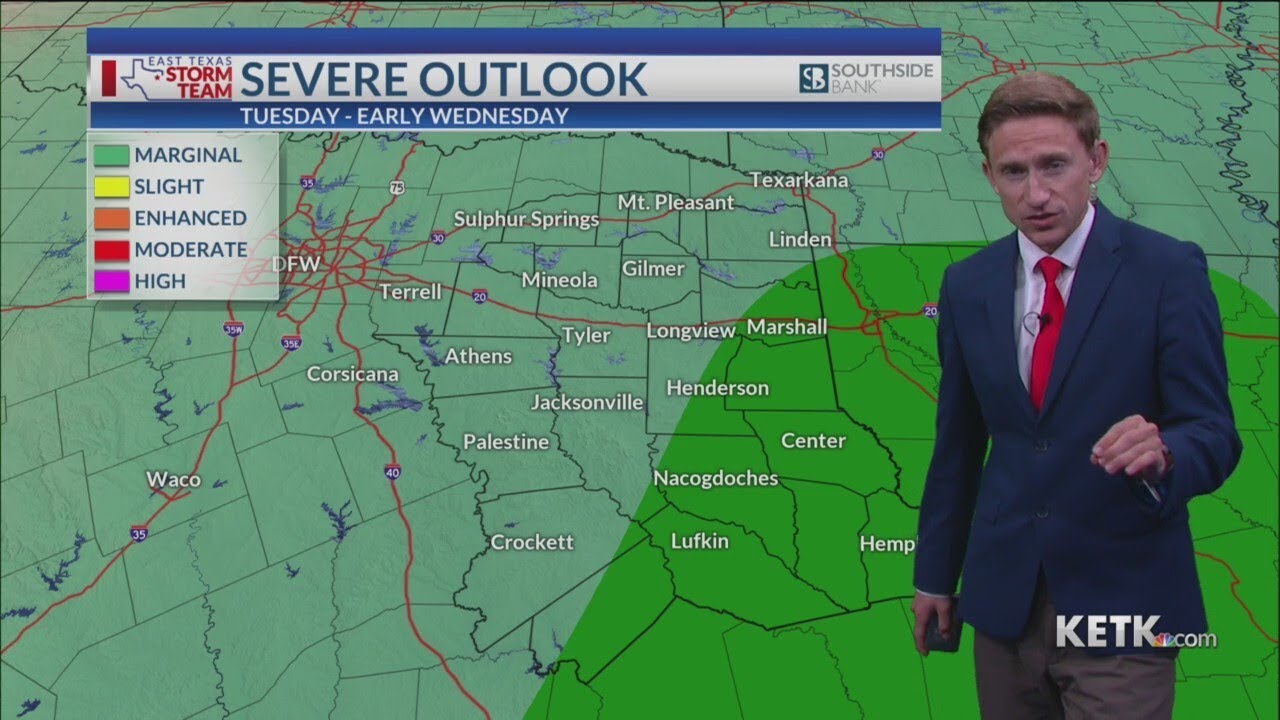 Monday Evening Forecast: Cold front arrives tomorrow - YouTube