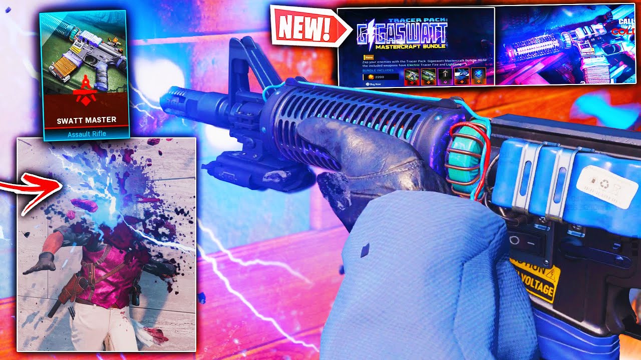 the NEW TRACER PACK GIGASWATT MASTERCRAFT BUNDLE in COLD WAR & WARZONE