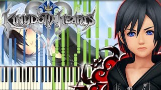 Kingdom Hearts - Musique pour la Tristesse de Xion [Piano Tutorial] (Synthesia)