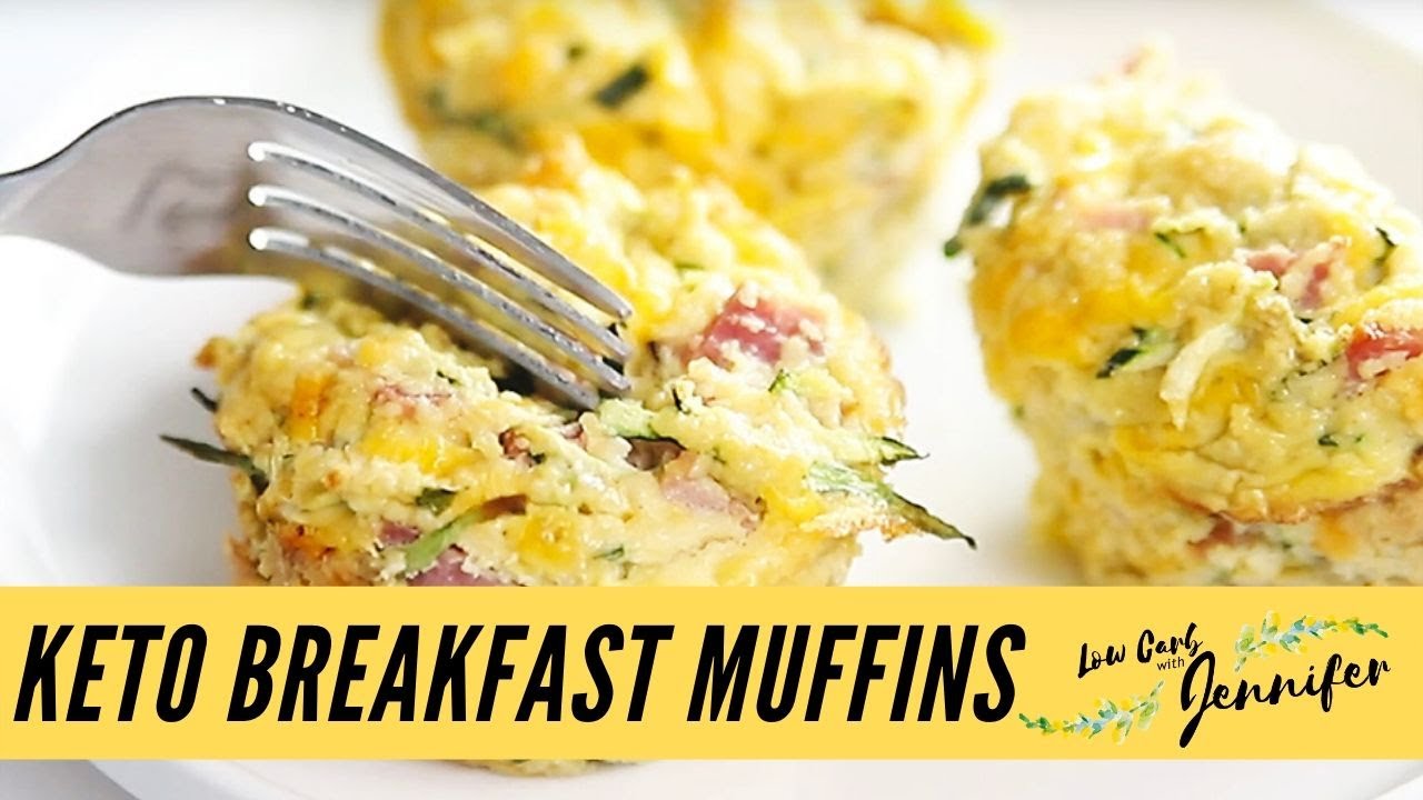 Keto Breakfast Muffins with Ham, Cheddar, and Zucchini YouTube