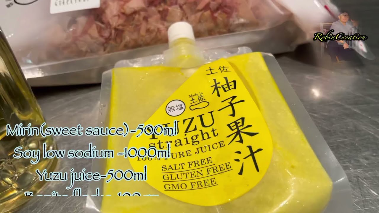 How to make ponzu / carpaccio sauce / salad dressing