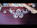 Easy and Beautiful Door Alpona Design 💐💐 How to Draw Door Alpona Design//Rangoli Design Simple
