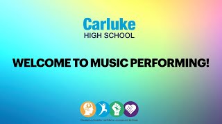 Welcome to Music Performing - Advanced Higher