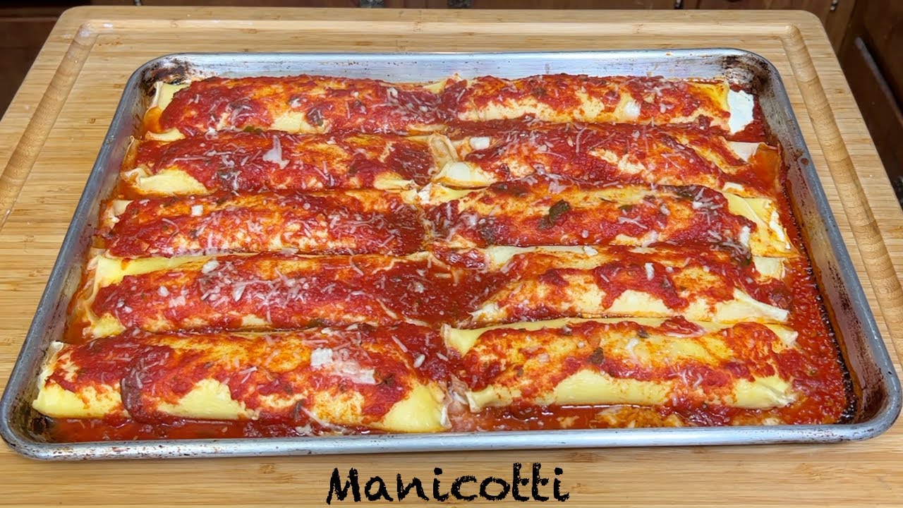 Manicotti Homemade