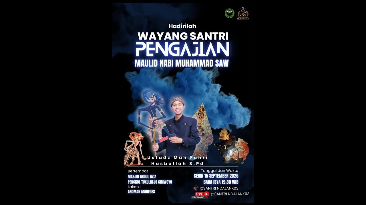 Live Wayang Santri // MAULID NABI DUSUN PENGKOL TUKULREJO