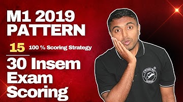 M1 2019 Pattern - Insem Exam Scoring Startegy | IMP Topics For Scoring | #engineering #sppuupdates