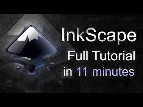 InkScape - Tutorial for Beginners in 11 MINUTES!  [ 2021 ]