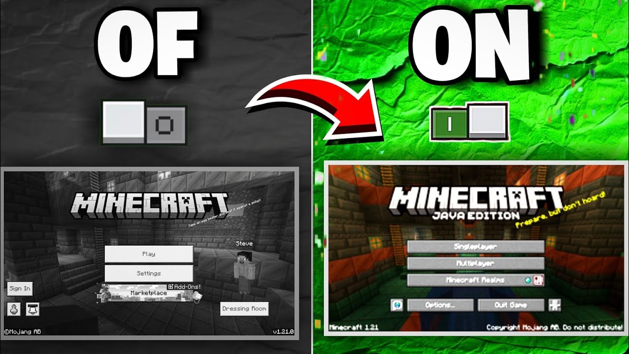 Convert Your [MCPE] Into JAVA Only with 1 Mods ||1.21 ...