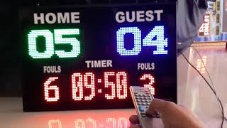 Papan skor futsal scoreboard basket papanscore scoring board PS960T screenshot 3