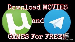 HOW TO DOWNLOAD MOVIES GAMES FOR FREE !!
