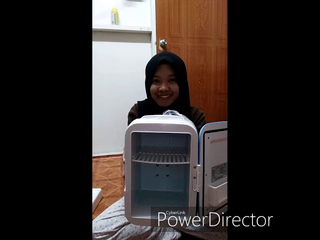 Unboxing mini cooler frezer and warmer by Nabila Ismail