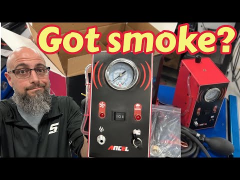 Ancel S200 Smoke Machine Automotive With Built In Air Pump And Pressure Gauge