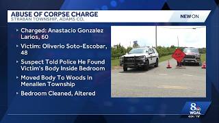 ABUSE OF CORPSE CHARGE: Man accused of moving dead body to the woods in Adams County