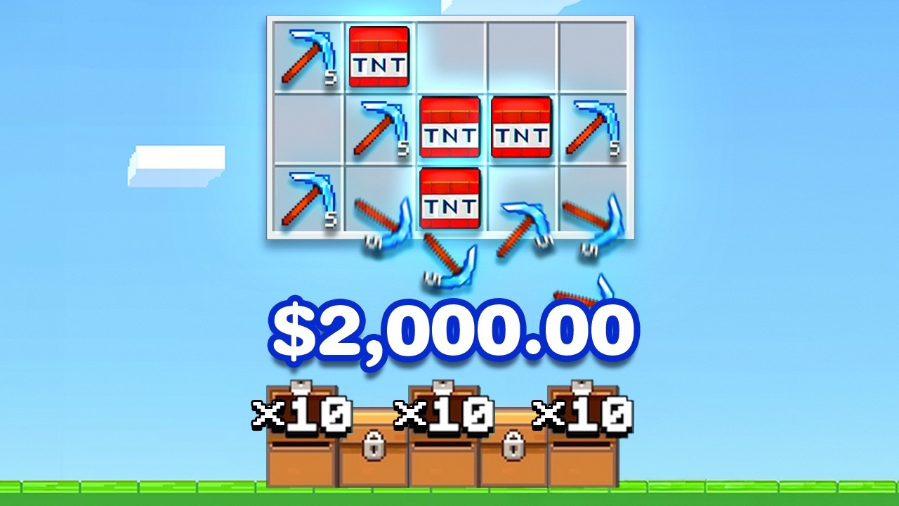 My First Time Playing The Minecraft Slot..