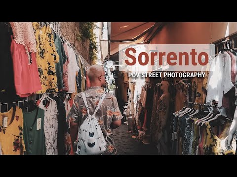 POV Street Photography in Sorrento, Italy