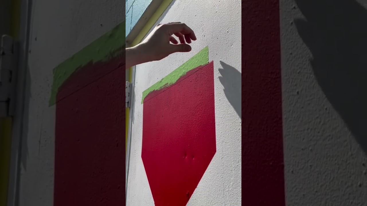 Benson Little League Mural in Progress