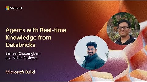 Agents with real-time knowledge from Databricks