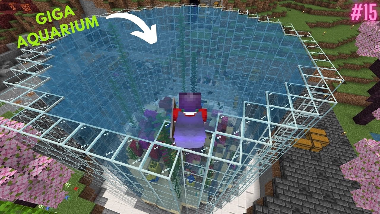 Comment j'ai CREER un GIGA AQUARIUM sur MINECRAFT BEDROCK..| Minecraft