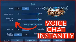 How to Voice Chat in Mobile Legends 2023?