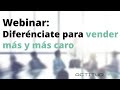 Webinar: Diferénciate para vender más y más caro - ActitudPro