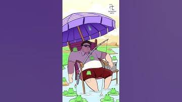 frame by frame #animation , #2d animation of a relaxing man #shortvideo #shortsfeed