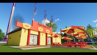 Planet Coaster 2 | Restaurant Build | East Side Grill 