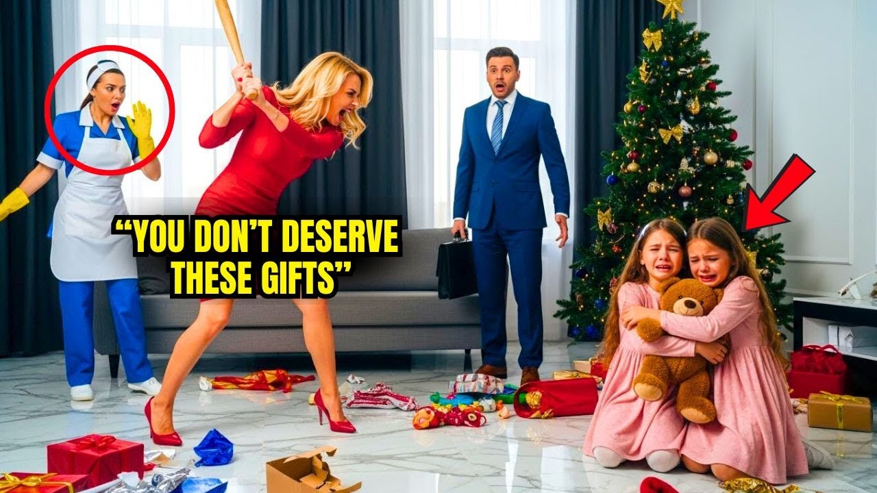 The stepmother destroyed the gifts of the millionaire’s twins — the humble nanny tried to stop it