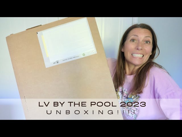 Louis Vuitton By the Pool Unboxing, lv by the pool haul