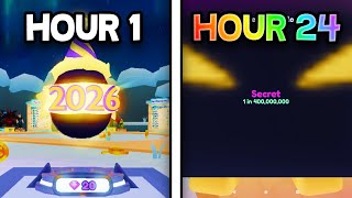 Download Lagu Hatching The New Years Egg For 24 HOURS In Bubblegum Sim Infinity! 🎇 MP3