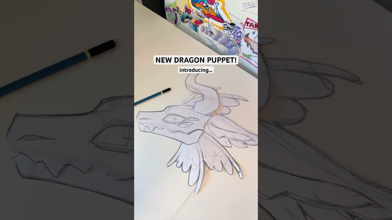 NEW Dragon Puppet! Meet… EMERALD 💚✨ 