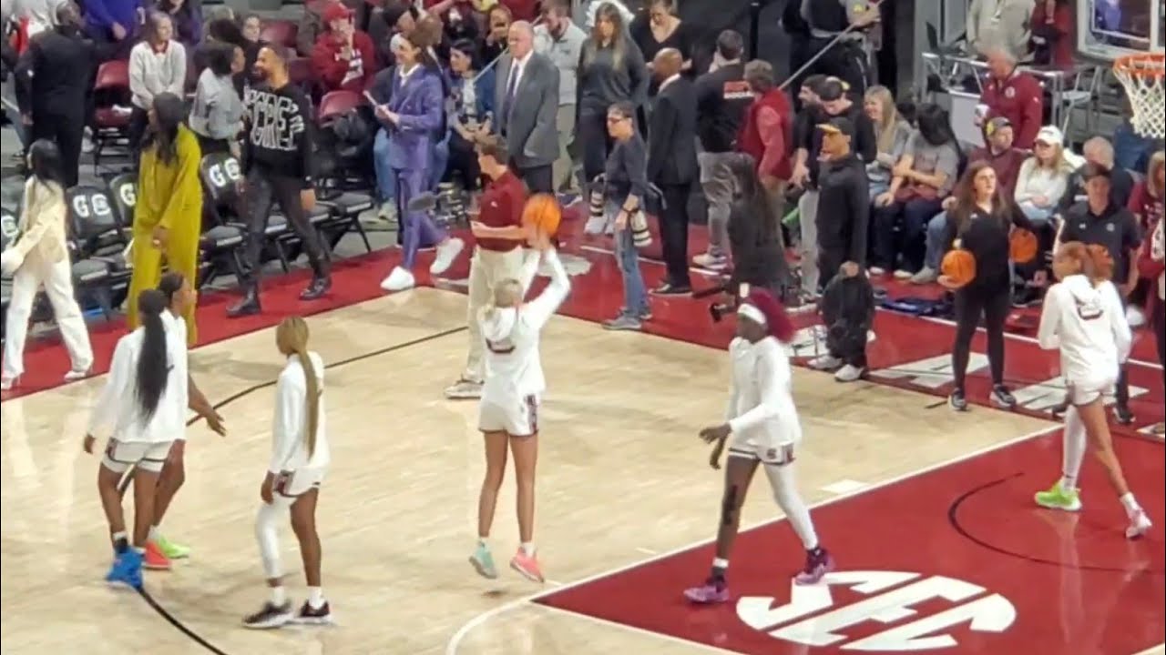 Pre-game | Shoot Around | Starting Lineups | LSU vs South Carolina Women's Basketball | 1.24.2025