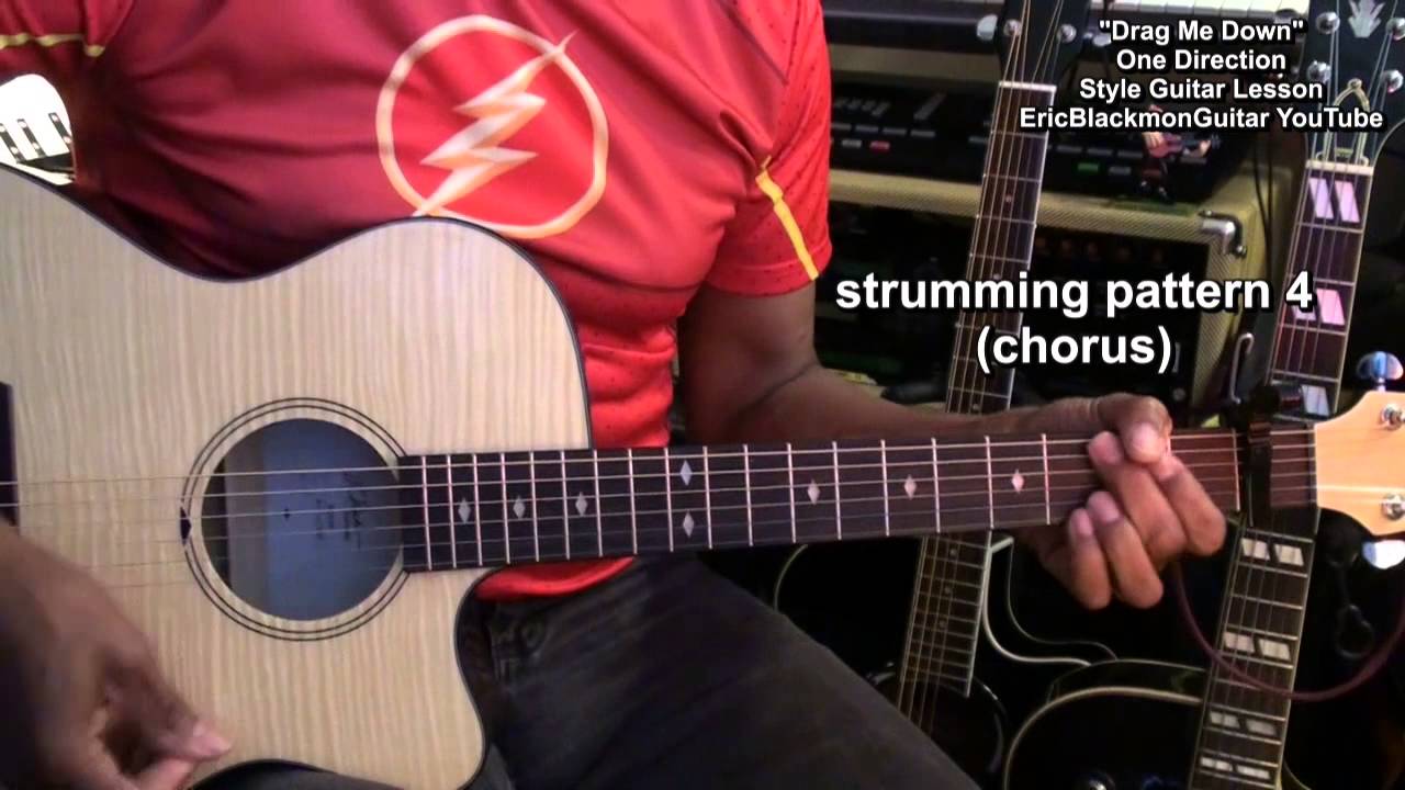 How To Play DRAG ME DOWN One Direction Acoustic Guitar Lesson