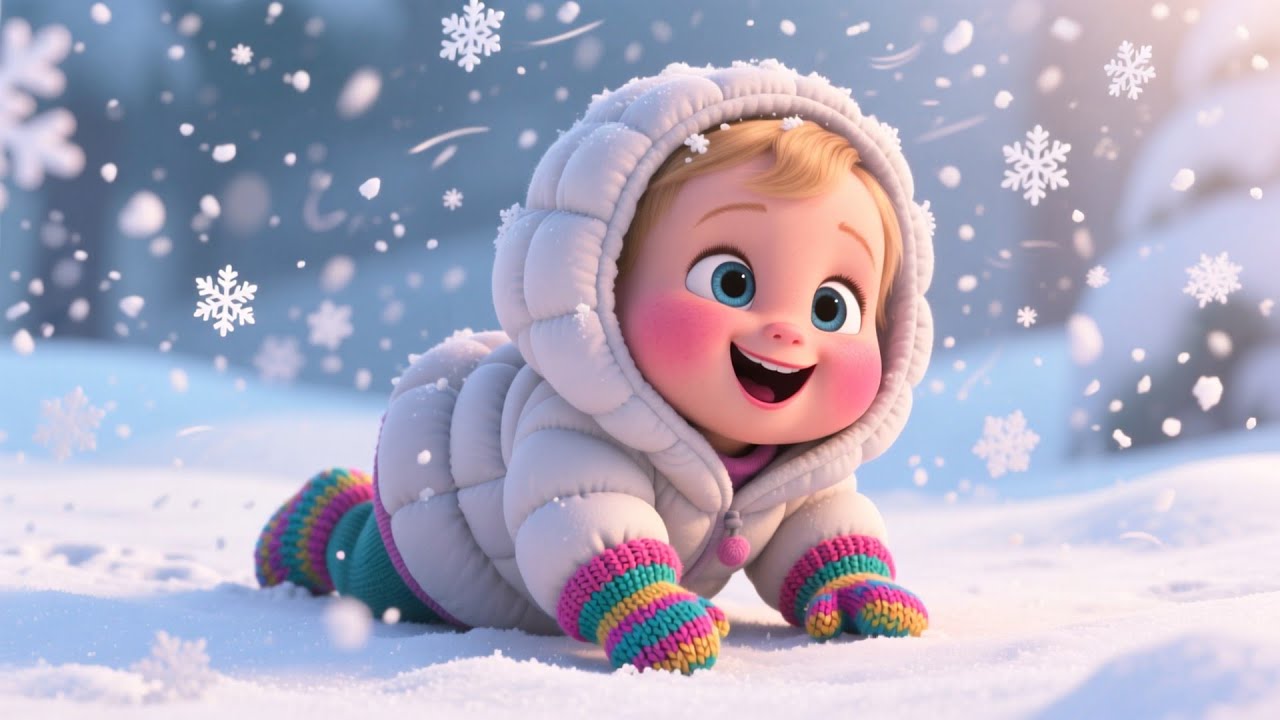 Winter Snowman With Baby ⛄👶 | Fun Kids Song | Toddler Winter Adventure