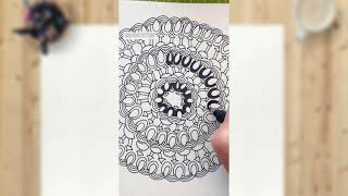 Ep.49: Beginner-Friendly Zentangle Patterns for Stress Relief  #art #doodle #drawing