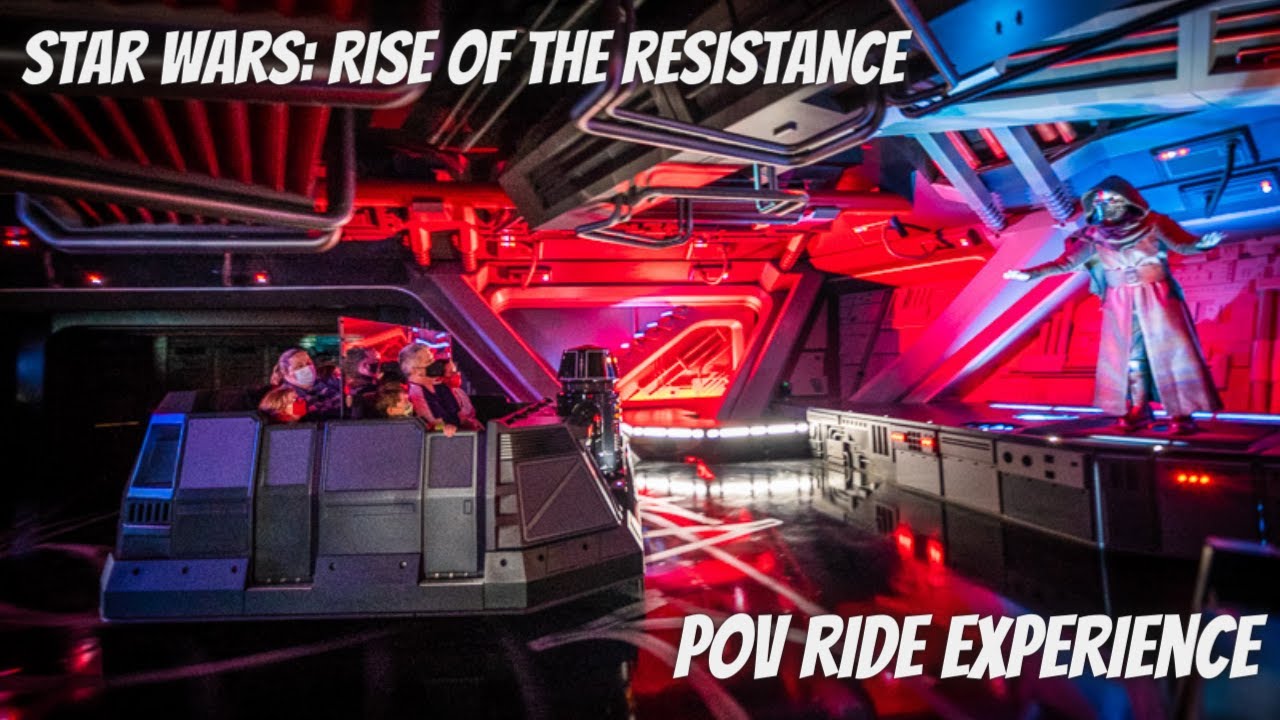 Star Wars: Rise of the Resistance | POV Ride Experience at Disney's ...