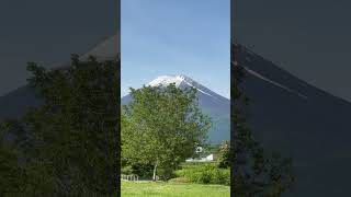 富士吉田農村公園からの富士山✌️ #富士山 #mtfuji #富士吉田